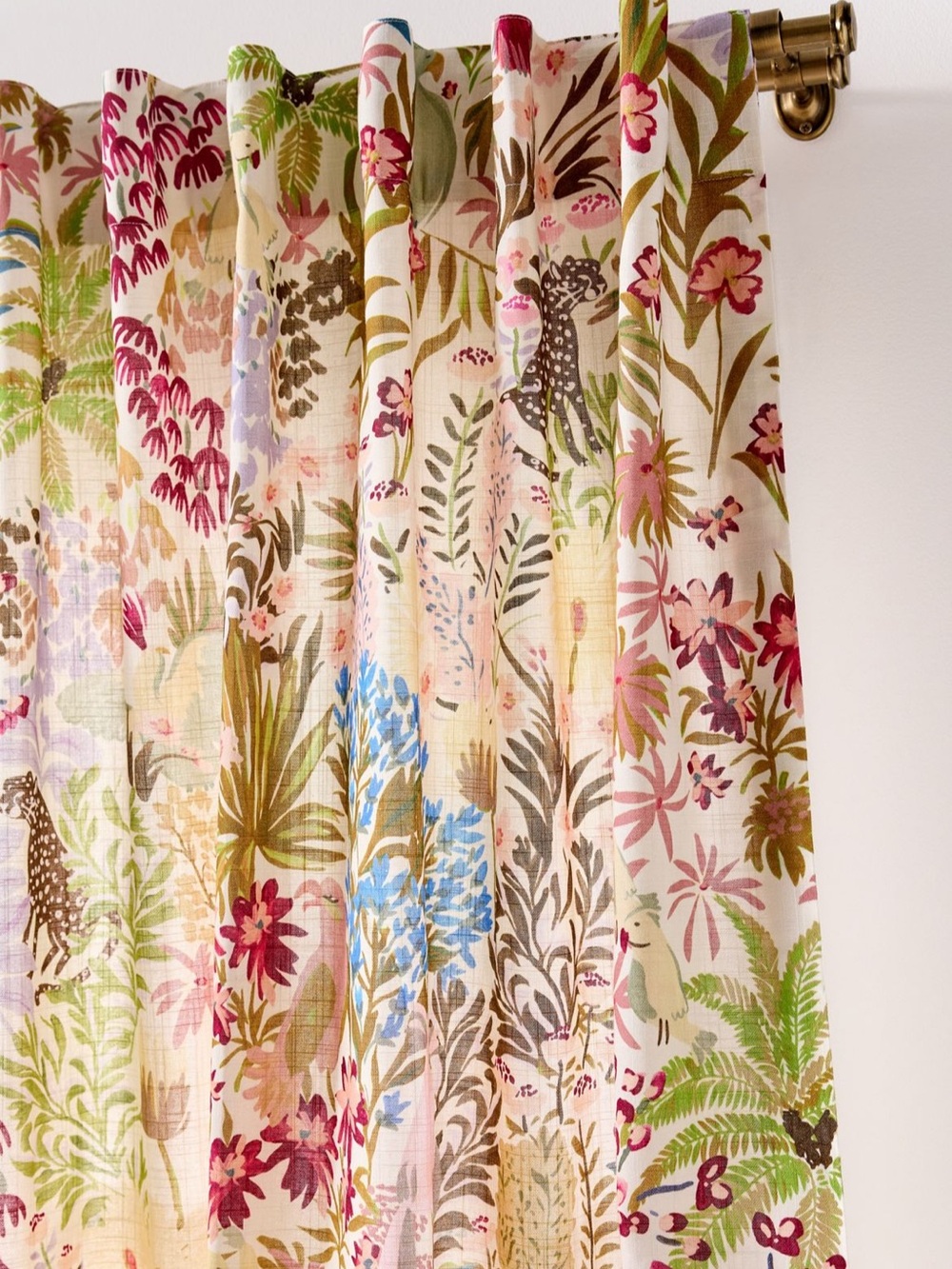 Anthropologie Anela printed curtain (S/2) - Picture 4 of 9